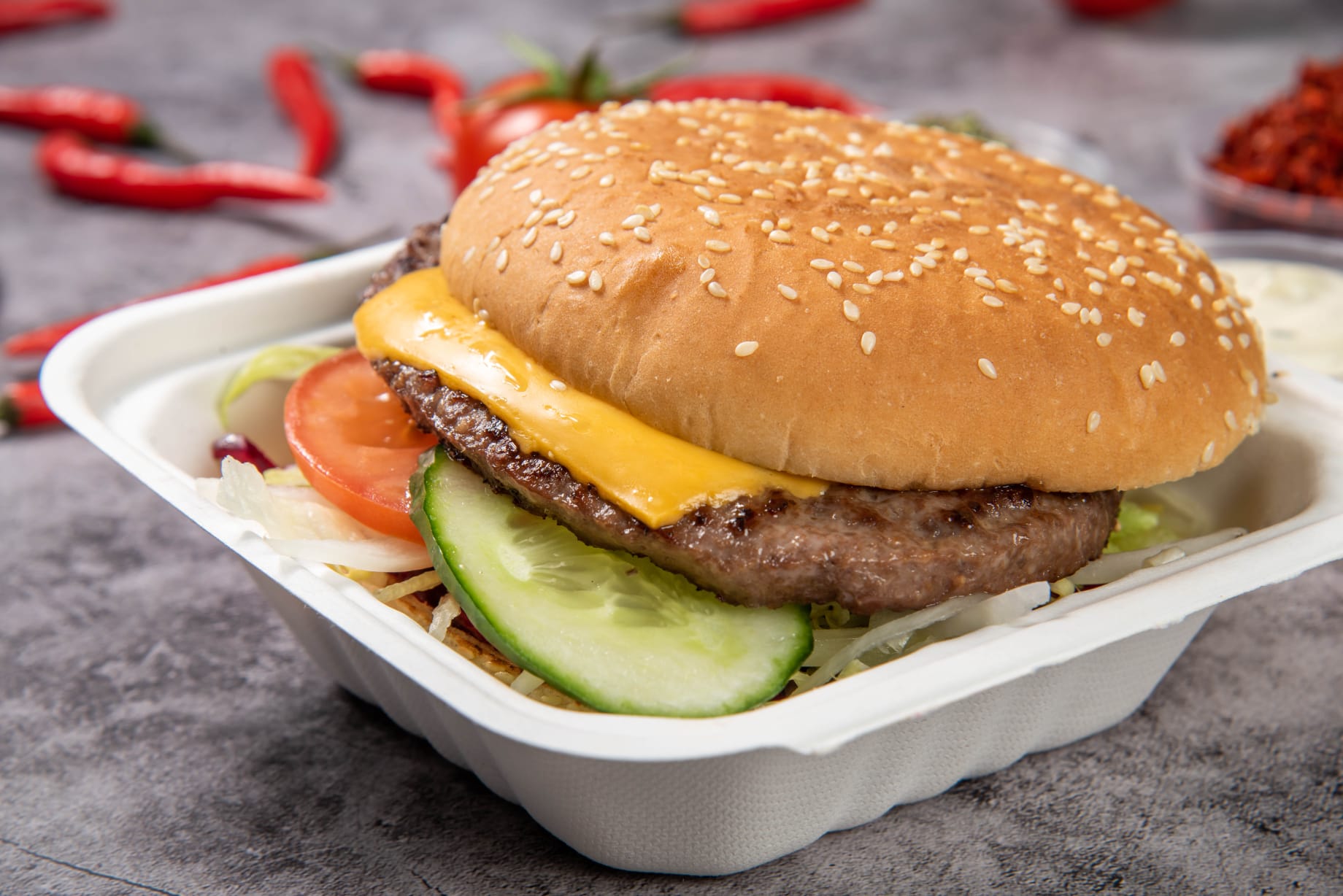 Half Pounder Burger with Cheese