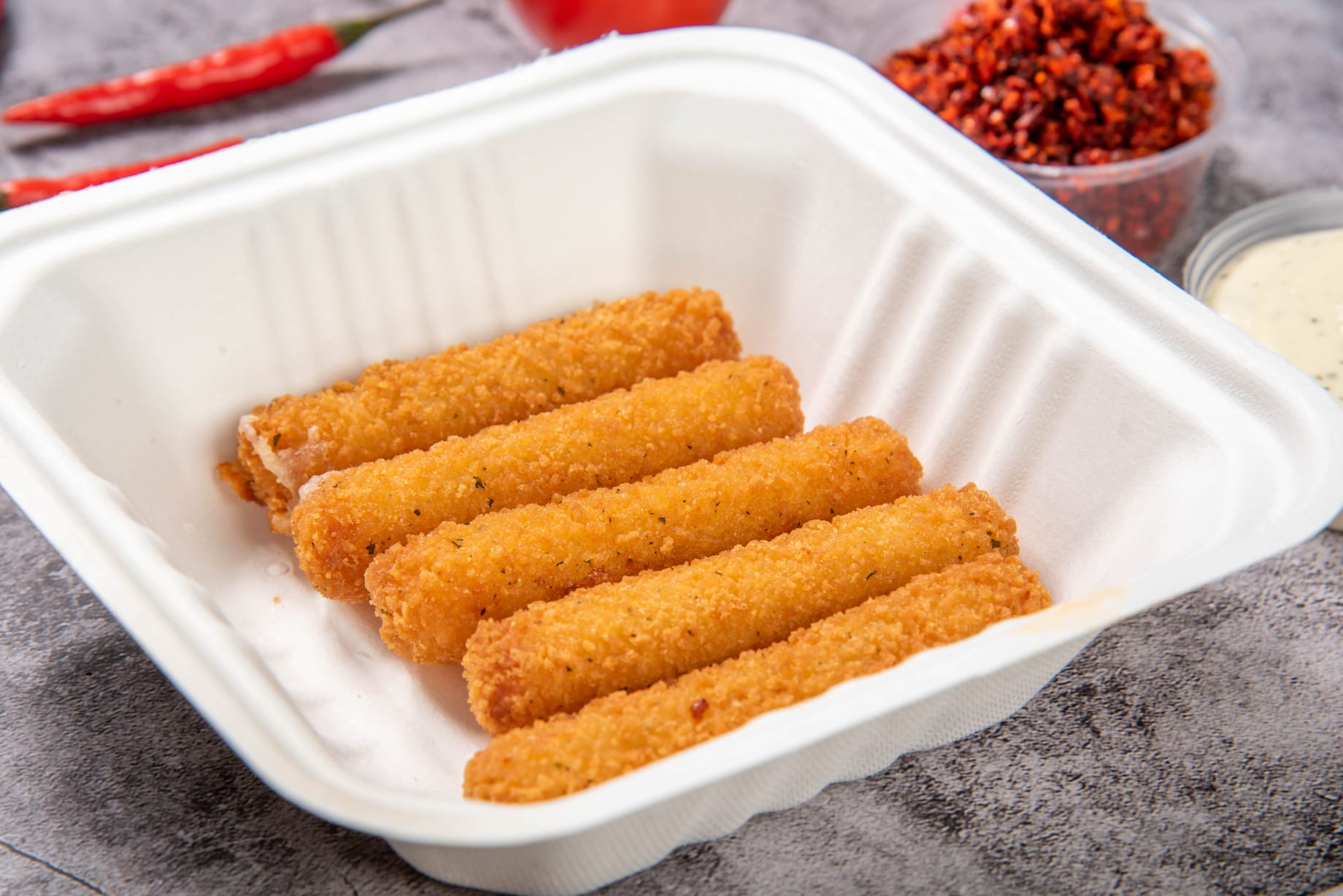 Mozzarella Sticks 5 Pcs